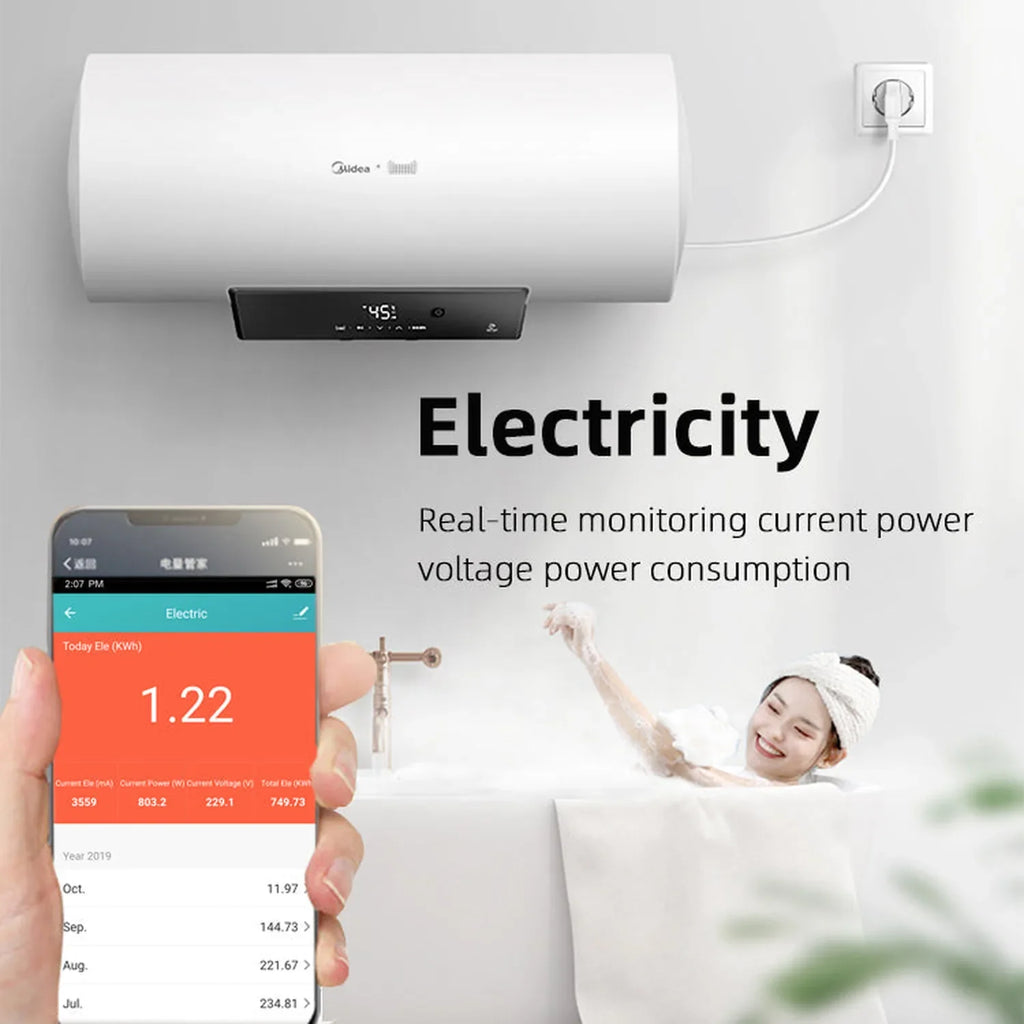 Smart WiFi Plug 3500W UK & EU Socket | Volta-Switch
