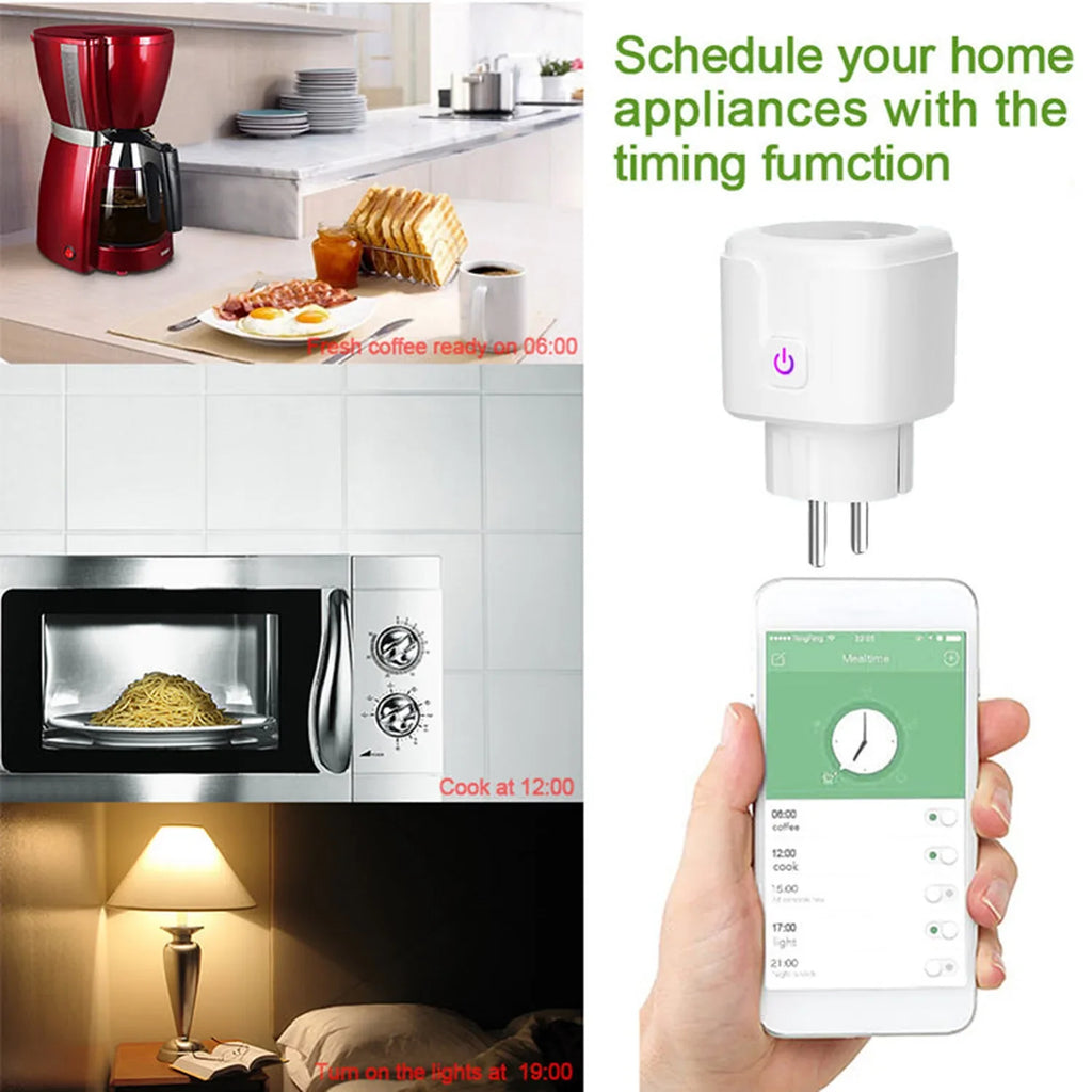 Smart WiFi Plug 3500W UK & EU Socket | Volta-Switch