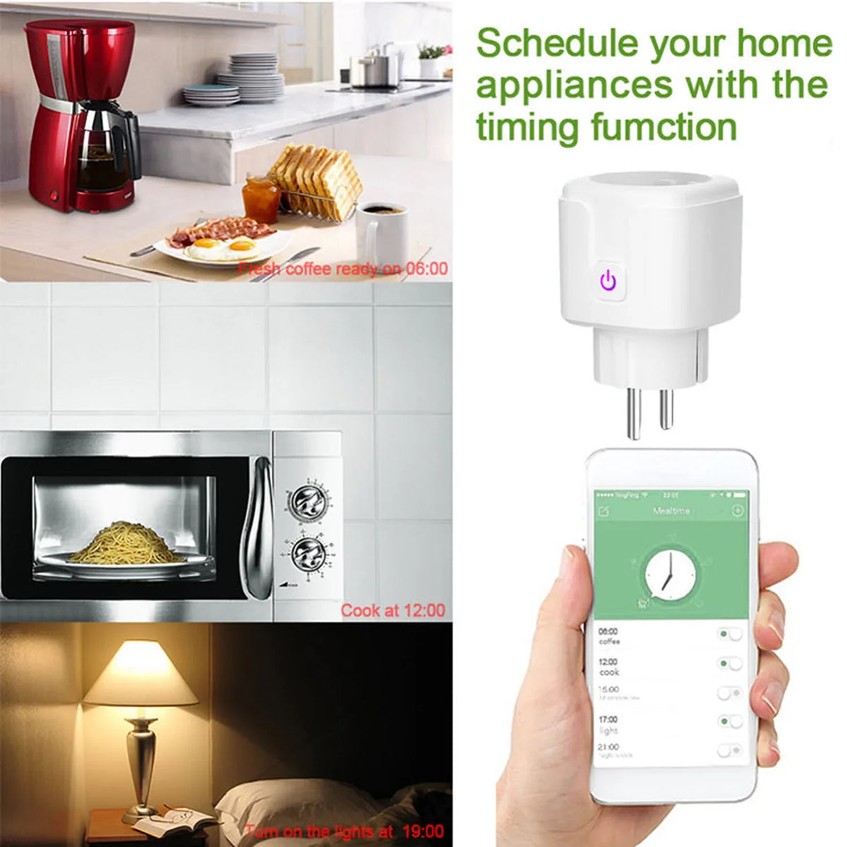 Smart WiFi Plug 3500W UK & EU Socket | Volta-Switch