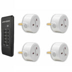 UNI-COM Remote Control Sockets Pack of 4 | 20m Range
