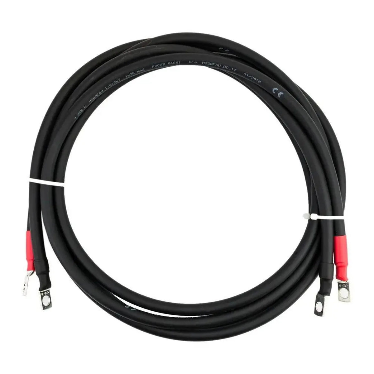 35mm² Battery Cable Pair 0.5 to 5m Crimped | Helukabel Nsgaföu