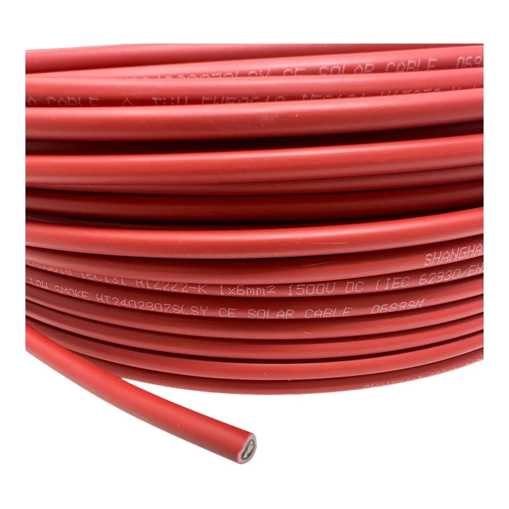 6mm² Solar Panel Cable Red 100m Drum | Helukabel Hikra-Sol