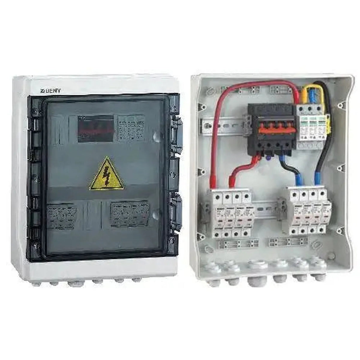 PV DC Combiner Box 4-In 1-Out 1000V IP65 | Voltacon