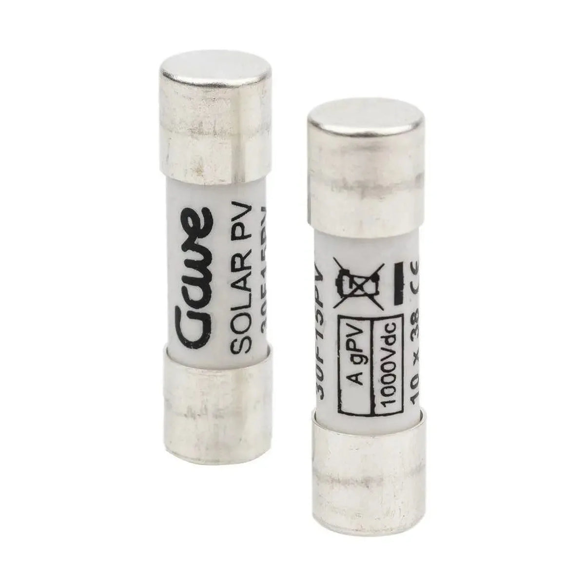 Solar PV String Fuse gPV 1000V 10x38mm 2A to 20A | Voltacon