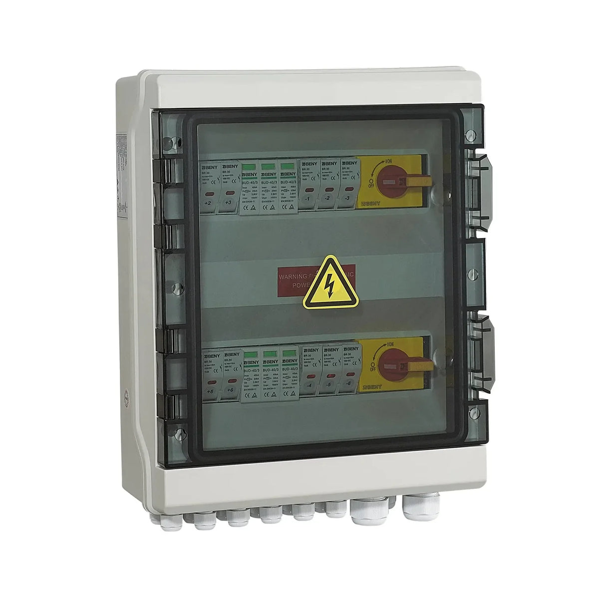 Solar PV Combiner Box 6-In 2-Out 1000VDC IP65 | Voltacon