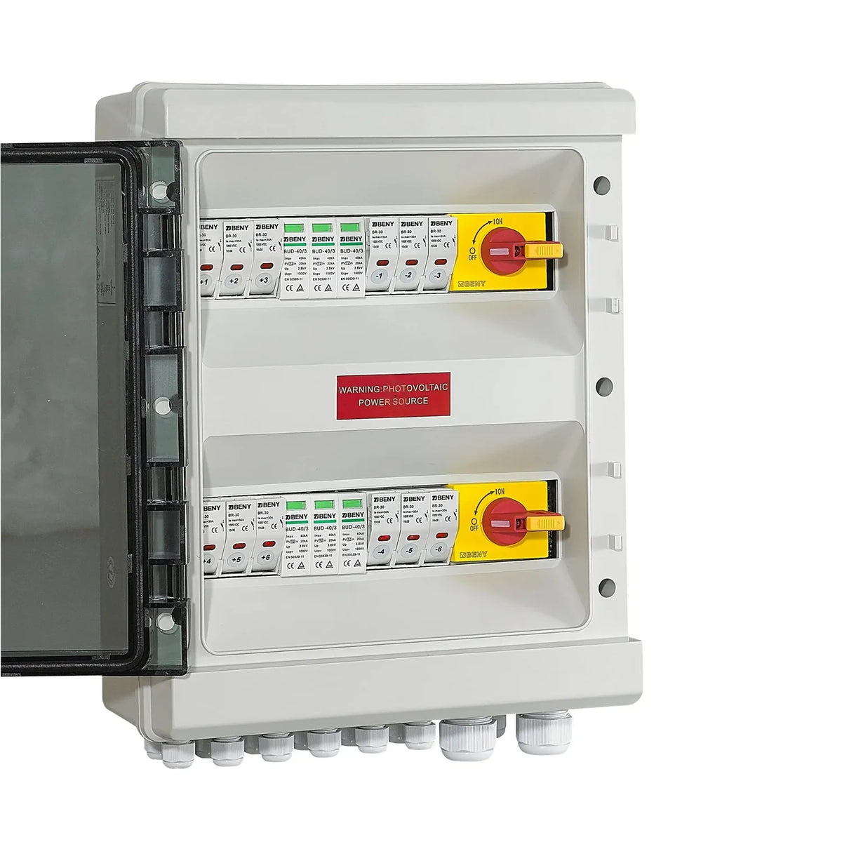 Solar PV Combiner Box 6-In 2-Out 1000VDC IP65 | Voltacon