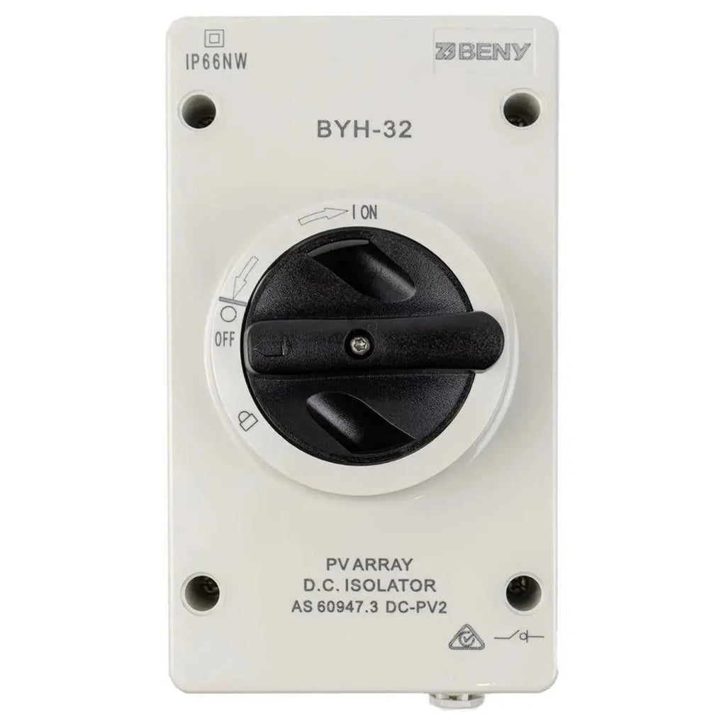 Solar DC Isolator Switch 32A 1000V IP66 | Volta-Switch