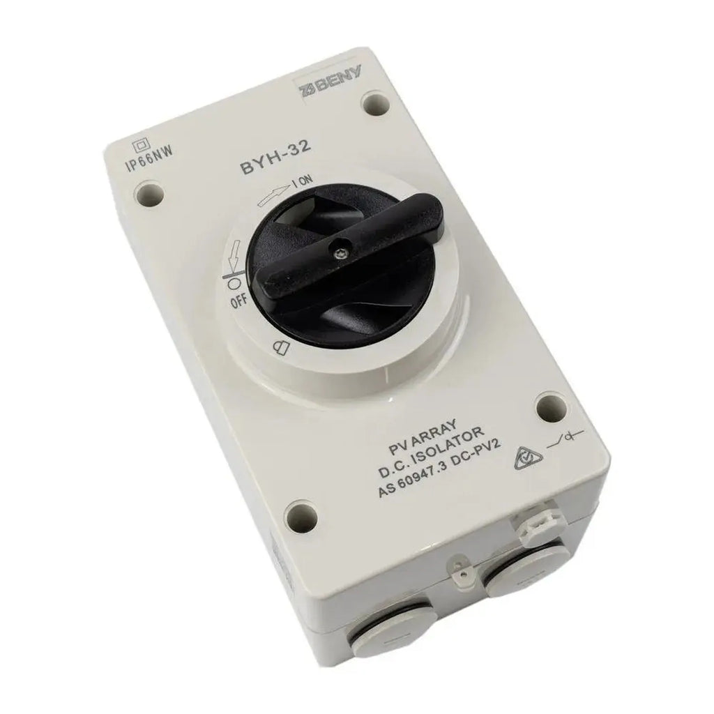 Solar DC Isolator Switch 32A 1000V IP66 | Volta-Switch