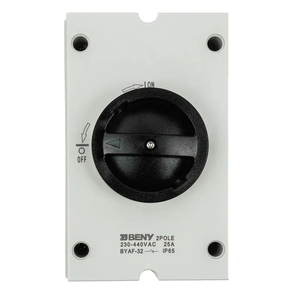 Volta-Switch AC Isolator 25A/32A Single-Phase IP66 | Voltacon