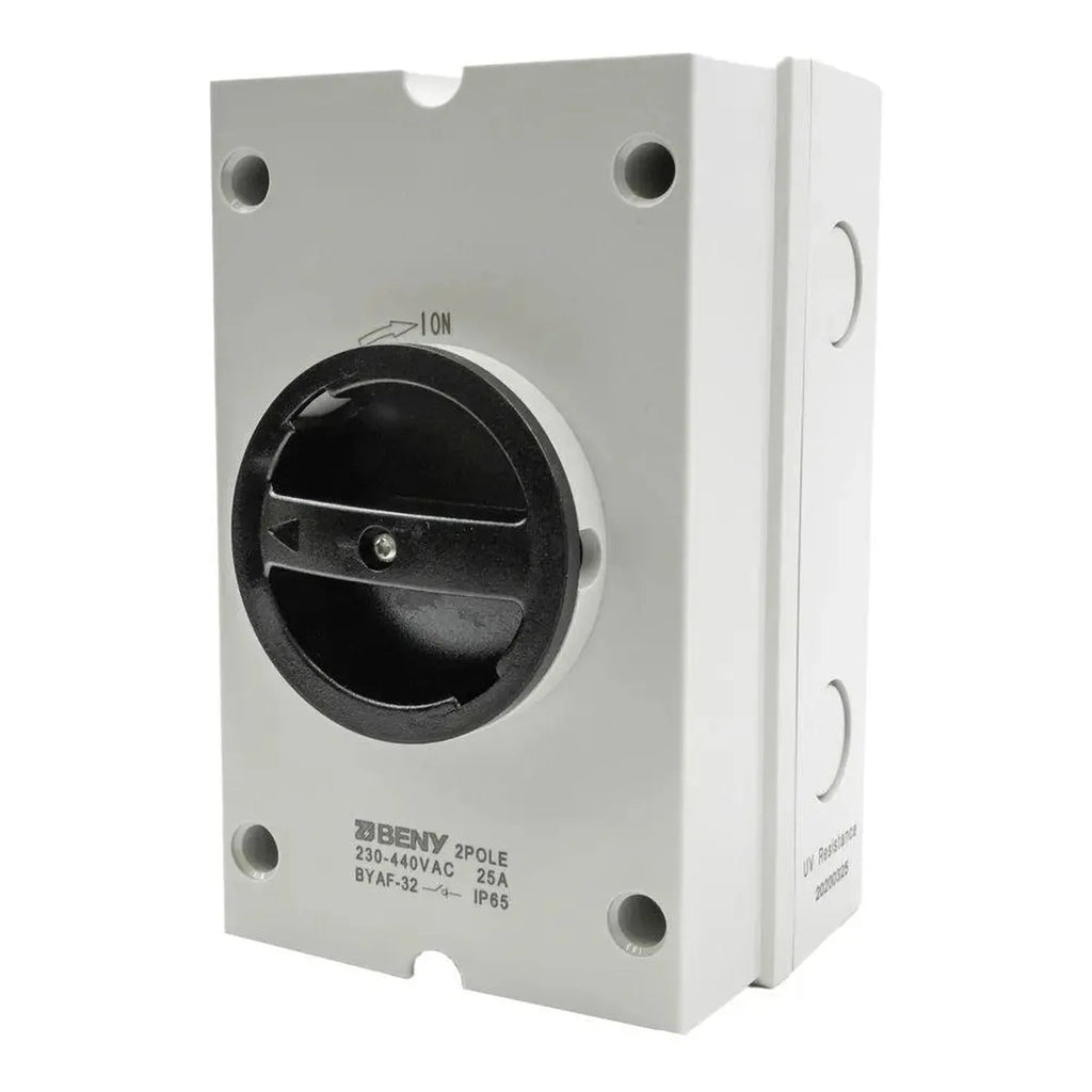 Volta-Switch AC Isolator 25A/32A Single-Phase IP66 | Voltacon