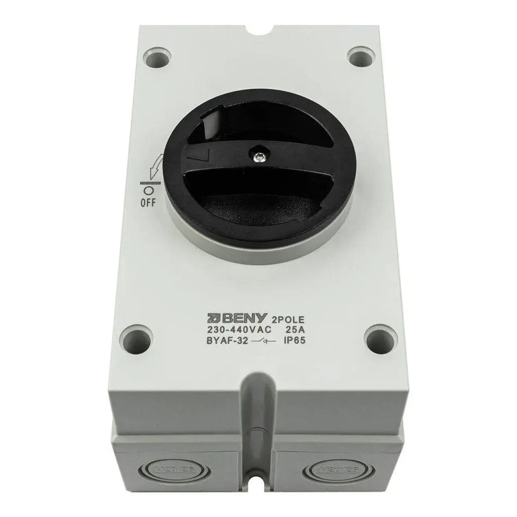Volta-Switch AC Isolator 25A/32A Single-Phase IP66 | Voltacon