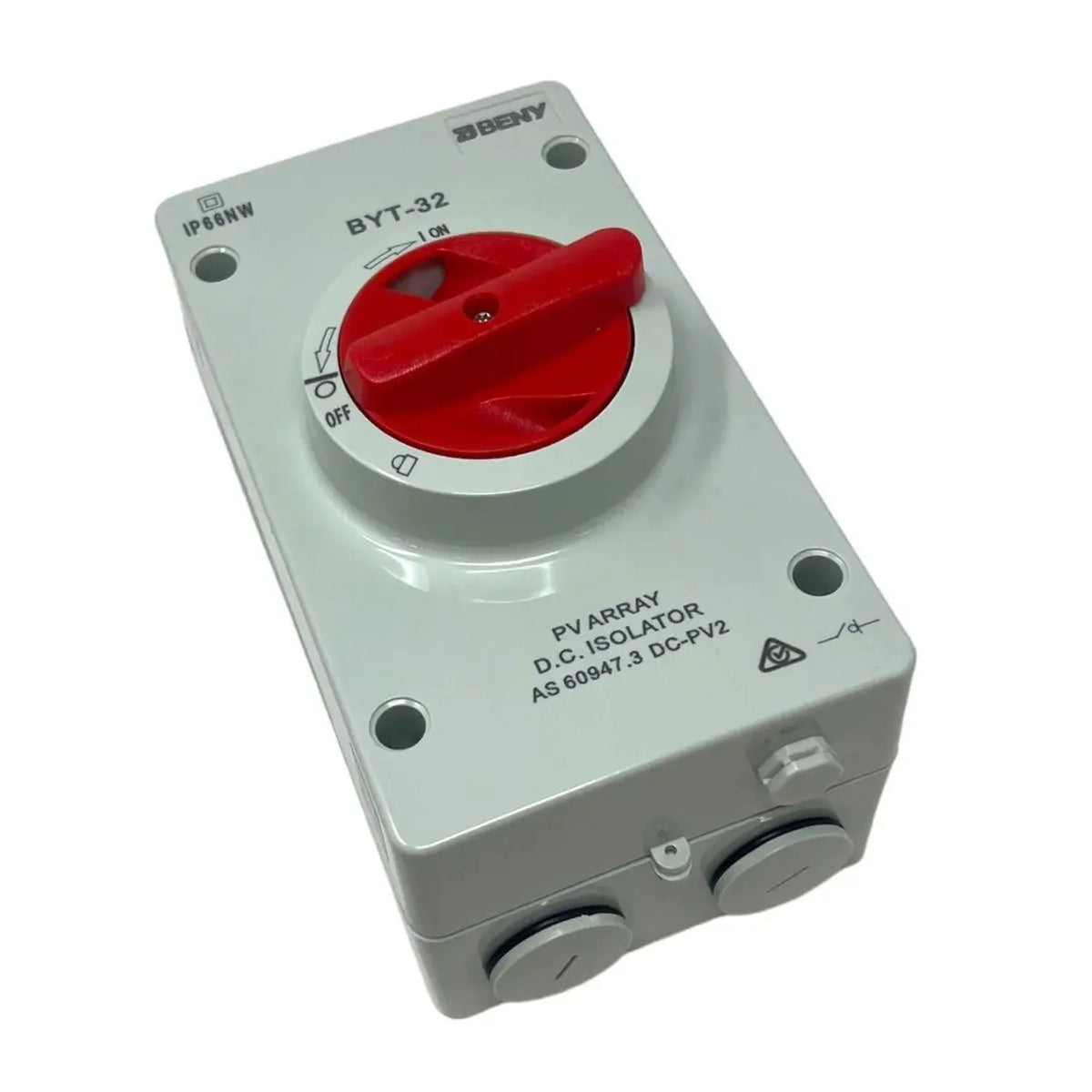 Solar DC Isolator Switch 32A 1200V IP66 | Volta-Switch