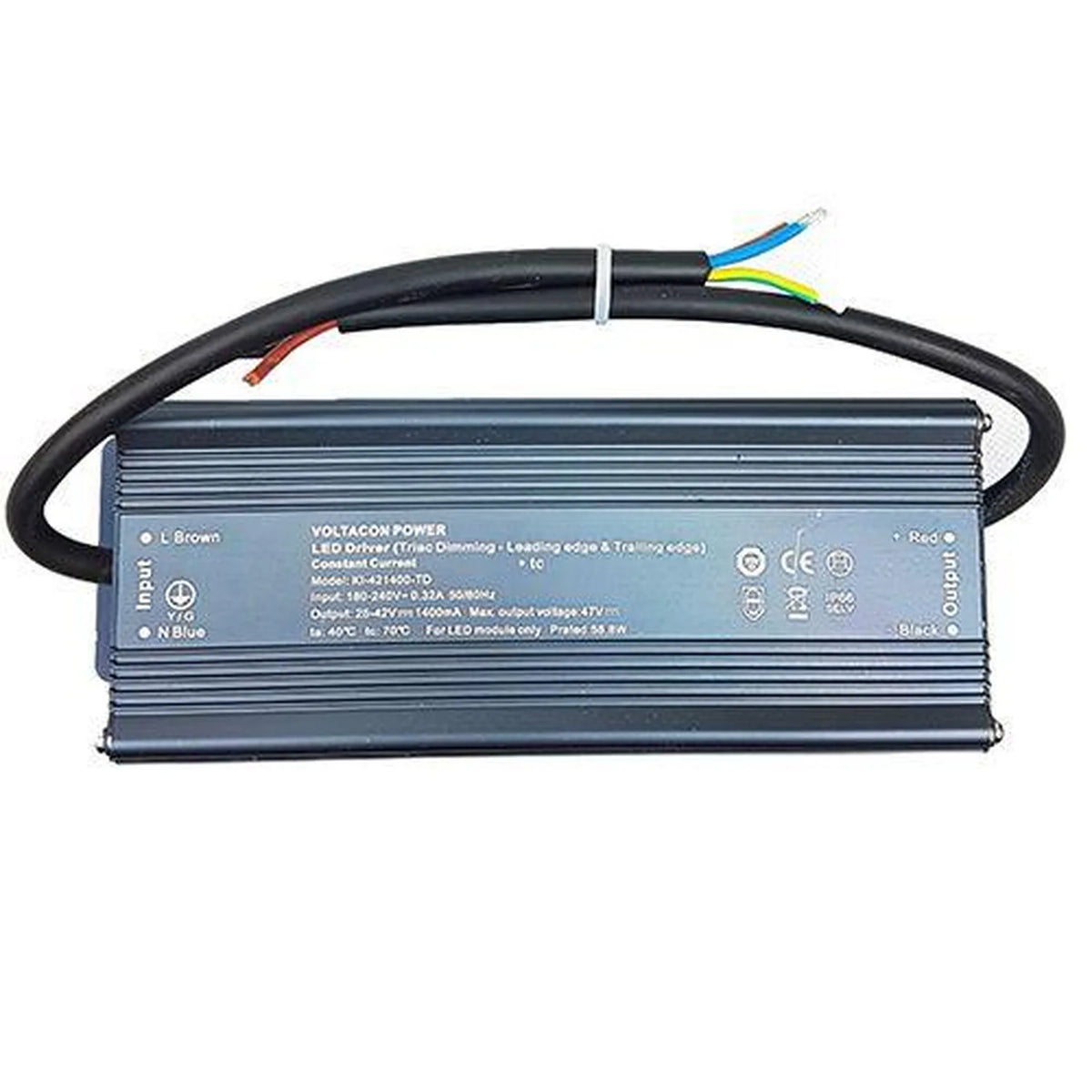 AC Triac LED Driver 58W IP66 Mains Dimmable | Ledison