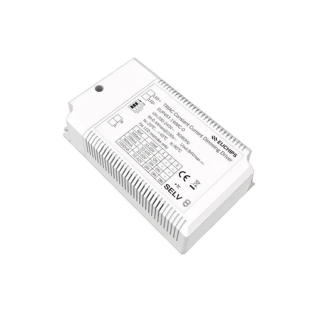 45W AC Triac Dimmable LED Driver 230V Constant Current | Euchips