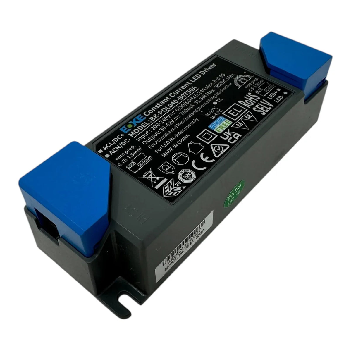 31.5W Constant Current LED Driver Adjustable | Boke BK-PQL040-B0750A