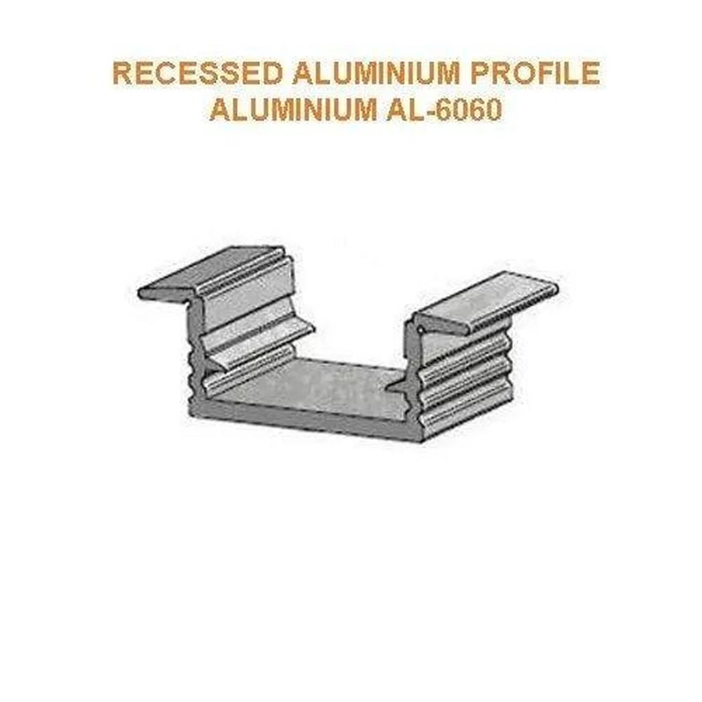 Recessed U Channel Aluminium Profile 12mm LED Strips | Ledison