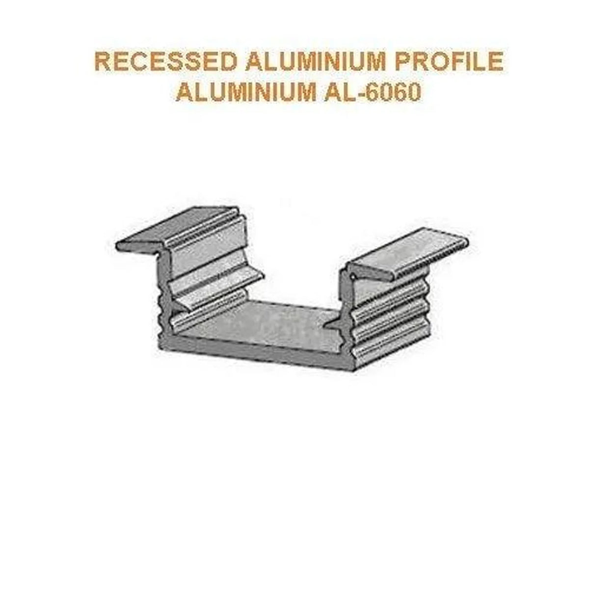 Recessed U Channel Aluminium Profile 12mm LED Strips | Ledison