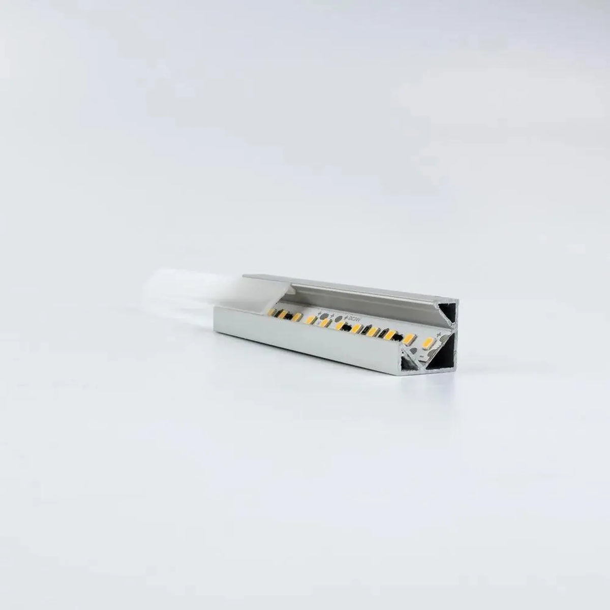 LED Aluminium Profile Corner 1M with Opal Cover | Ledison
