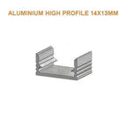 Aluminium U Channel LED Profile 13mm High Profile | Ledison