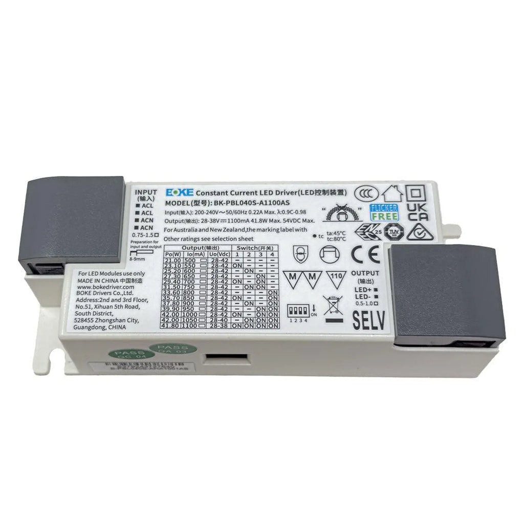 Boke 40W Constant Current LED Driver Adjustable | BK-PBL040S-A1100AS