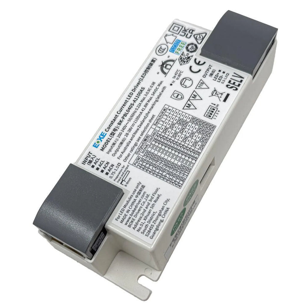 Boke 40W Constant Current LED Driver Adjustable | BK-PBL040S-A1100AS