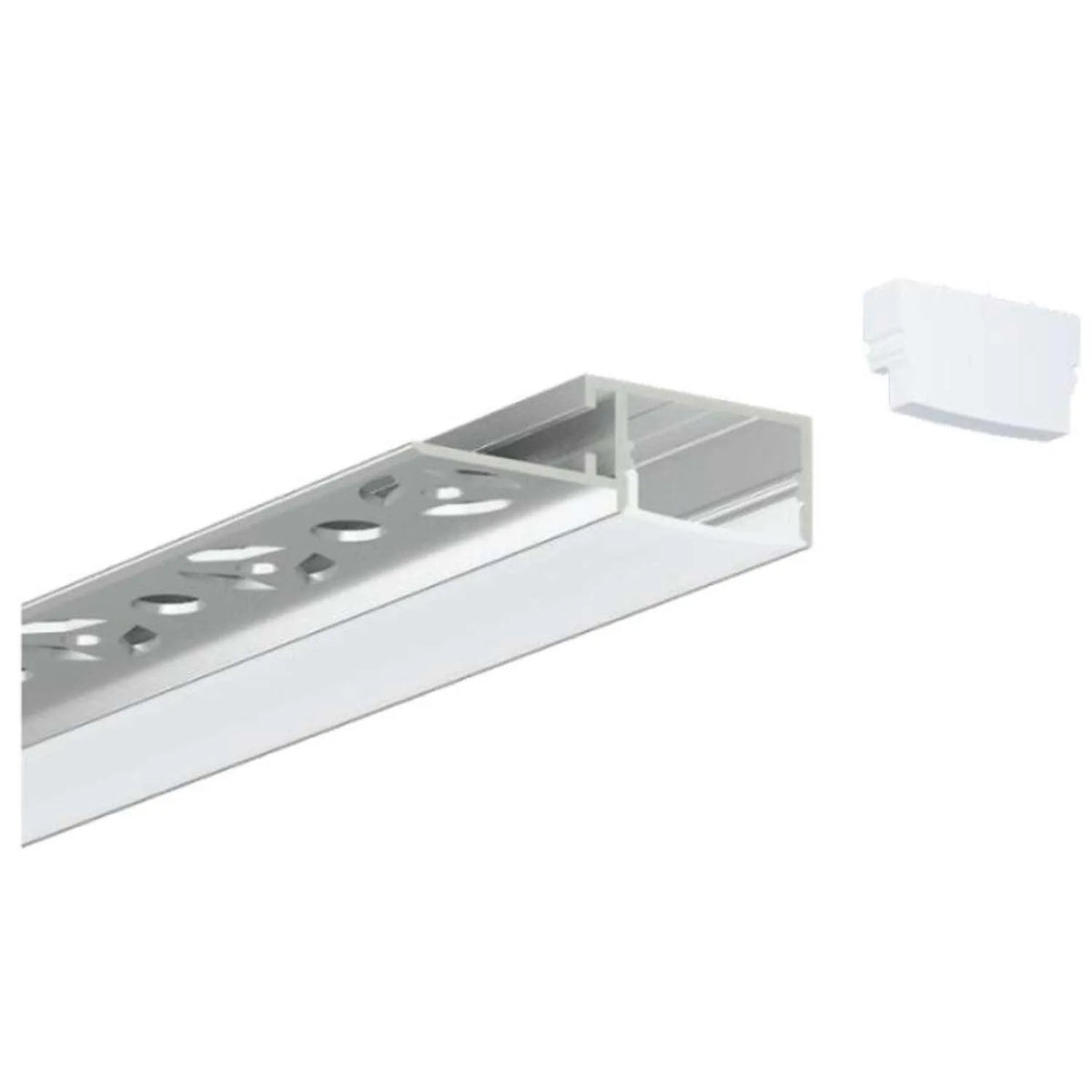 LED Recessed Drywall Profile 1m Corner Flange | Ledison