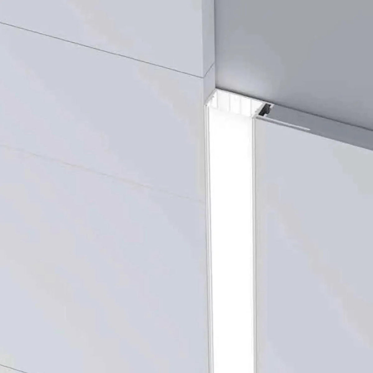 Recessed LED Profile for Tiles and Drywall Corners 1m | Ledison