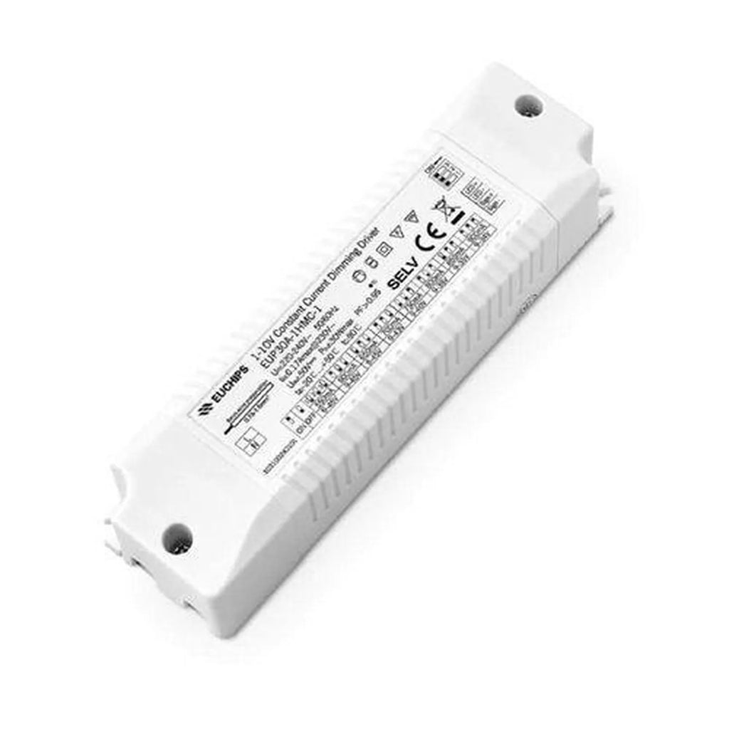 30W LED Driver 1-10V Dimmable Constant Current | Euchips EUP30A-1HMC-1