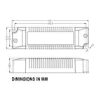 30W LED Driver 1-10V Dimmable Constant Current | Euchips EUP30A-1HMC-1