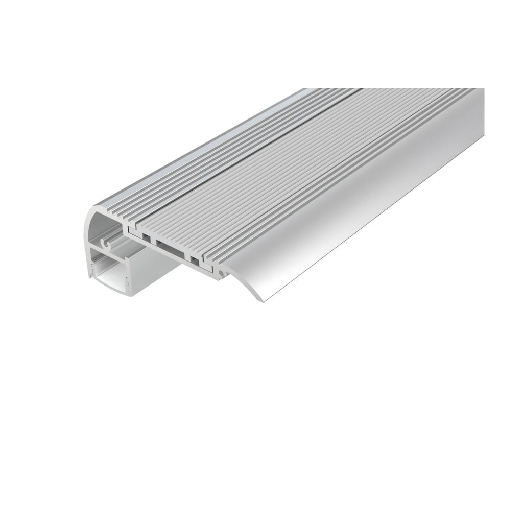 Aluminium LED Stair Nosing Profile Anti-Slip 1m | Ledison