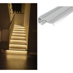 Aluminium LED Stair Nosing Profile Anti-Slip 1m | Ledison