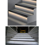 Aluminium LED Stair Nosing Profile Anti-Slip 1m | Ledison
