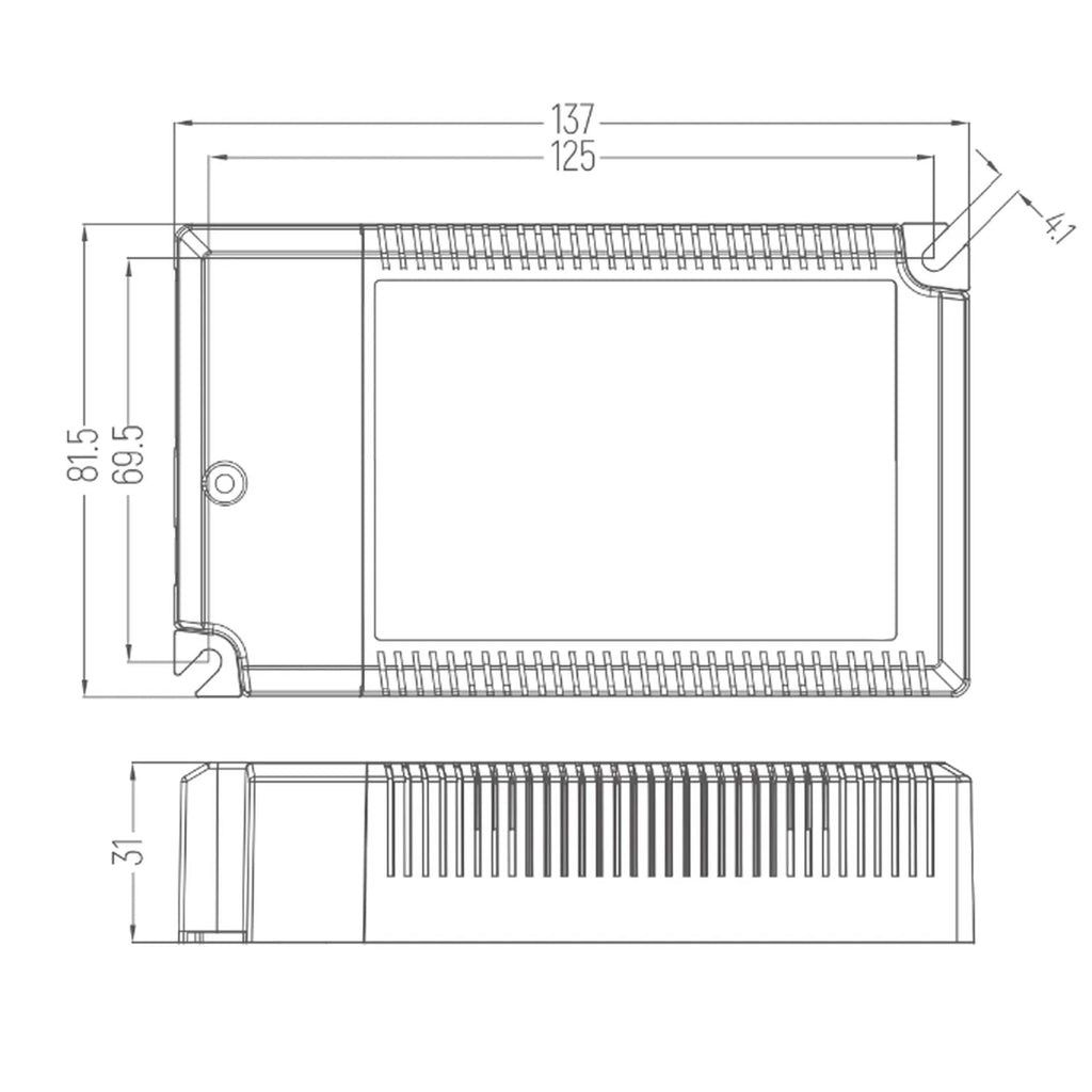 40W LED Driver 1-10V Dimmable Constant Current | Euchips