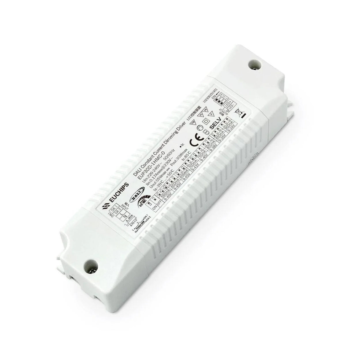 Euchips DALI Dimmable LED Driver 20W/30W Constant Current