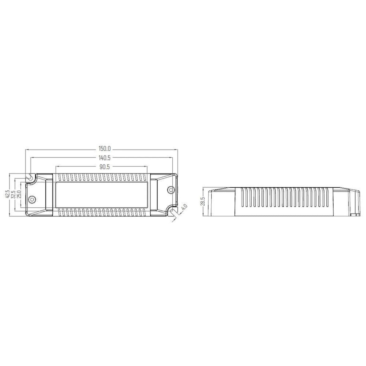 10W LED Driver 1-10V 0-10V Dimmable Constant Current | Euchips