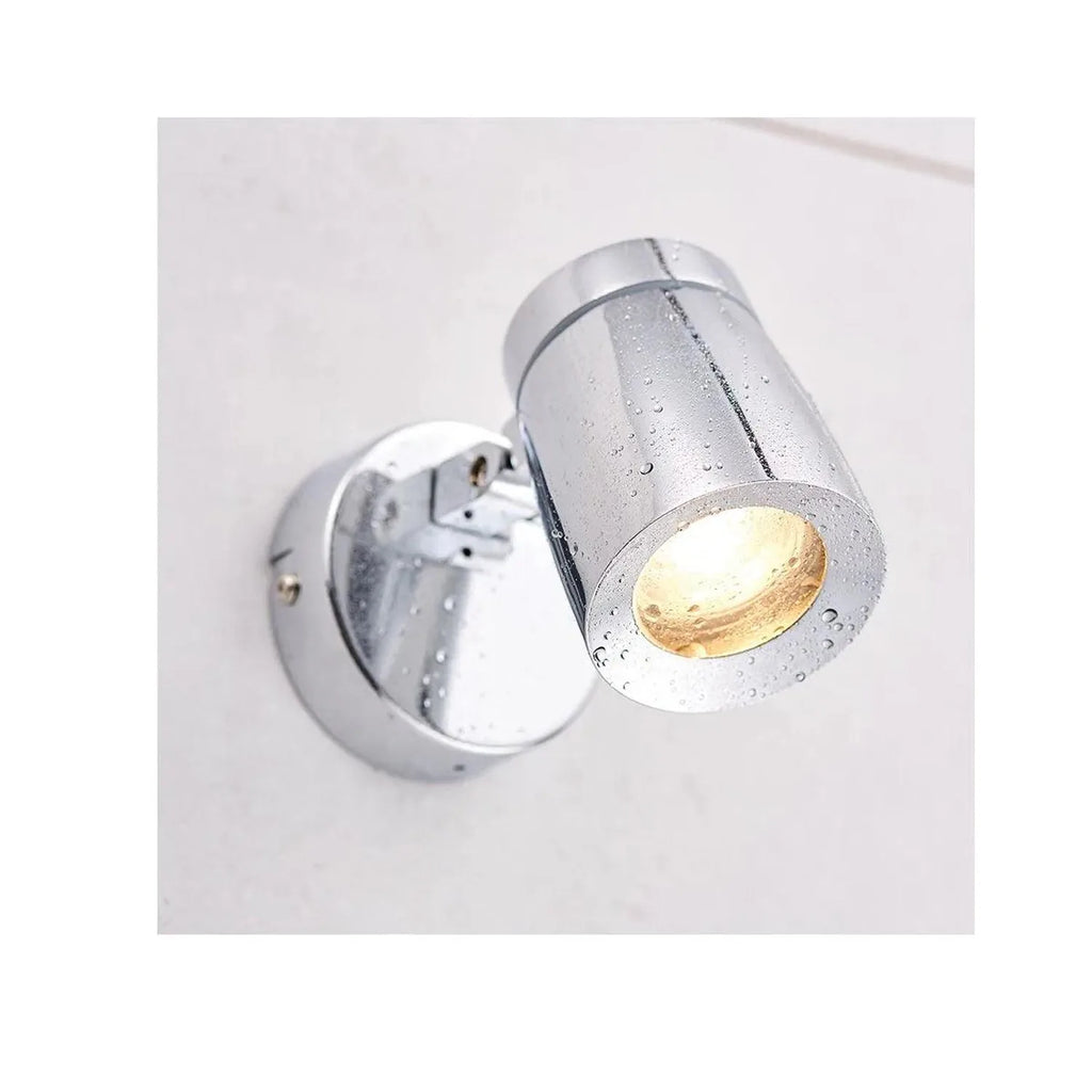 Knight Polished Chrome LED Bathroom Spotlight 5W GU10 IP44 | Ledison