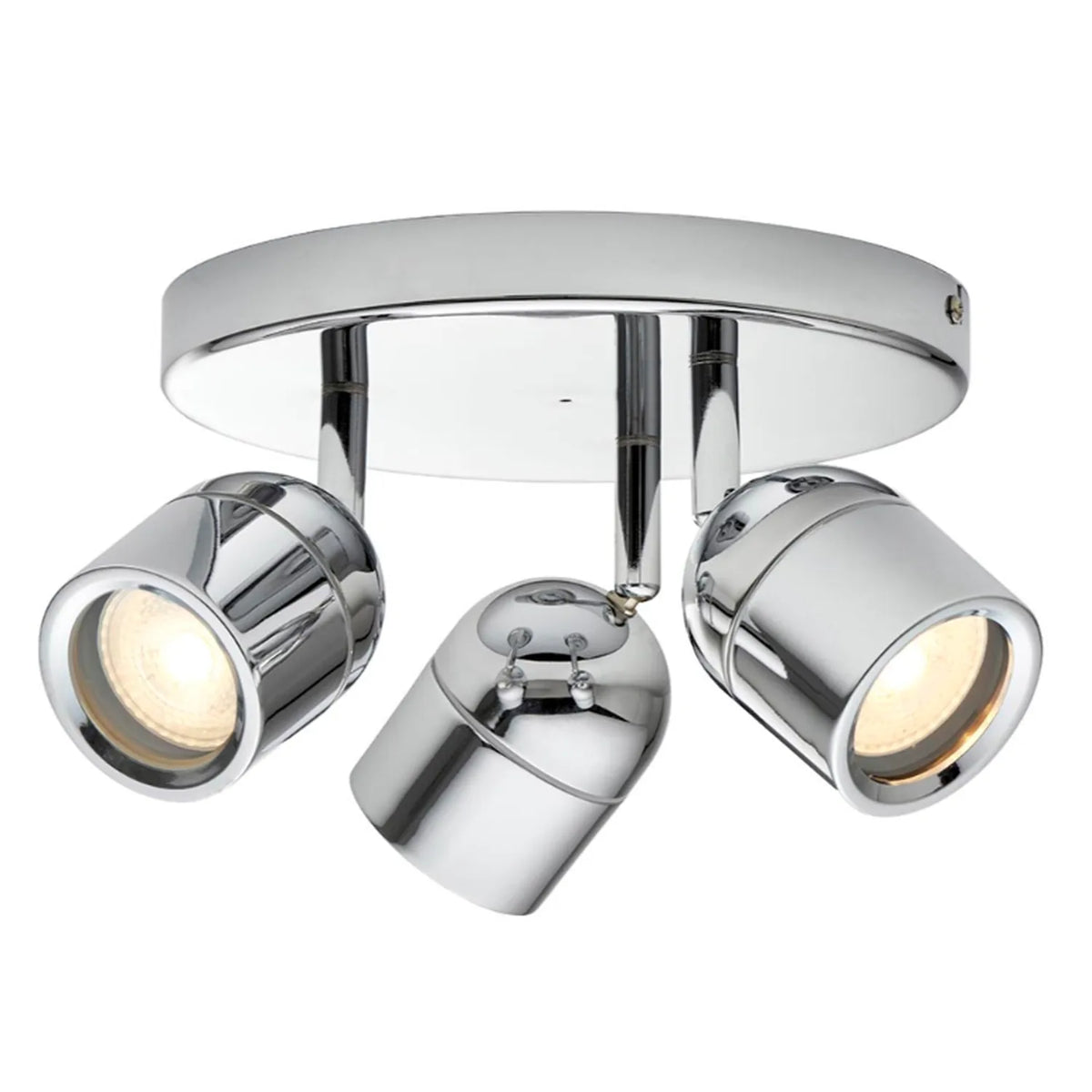 LED Bathroom Ceiling Light 3x GU10 Spots IP44 21W | Ledison Knight