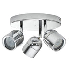 LED Bathroom Ceiling Light 3x GU10 Spots IP44 21W | Ledison Knight