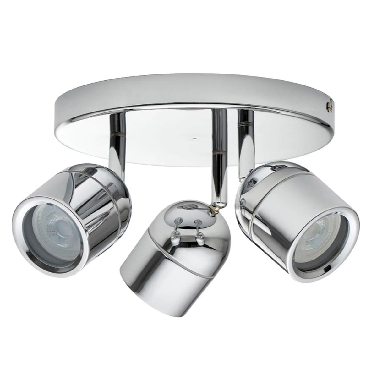 LED Bathroom Ceiling Light 3x GU10 Spots IP44 21W | Ledison Knight