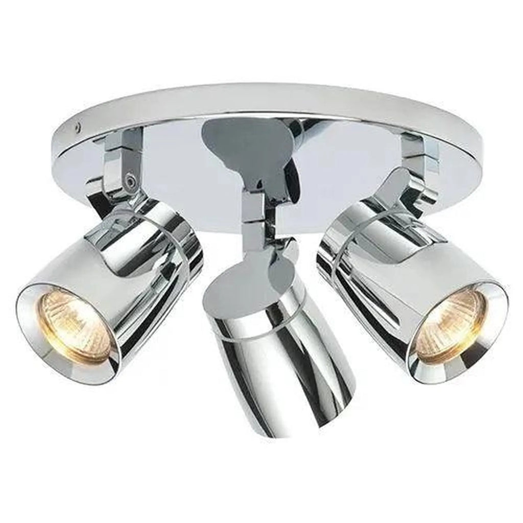 LED Bathroom Ceiling Light 3x GU10 Spots IP44 21W | Ledison Knight