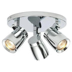 LED Bathroom Ceiling Light 3x GU10 Spots IP44 21W | Ledison Knight