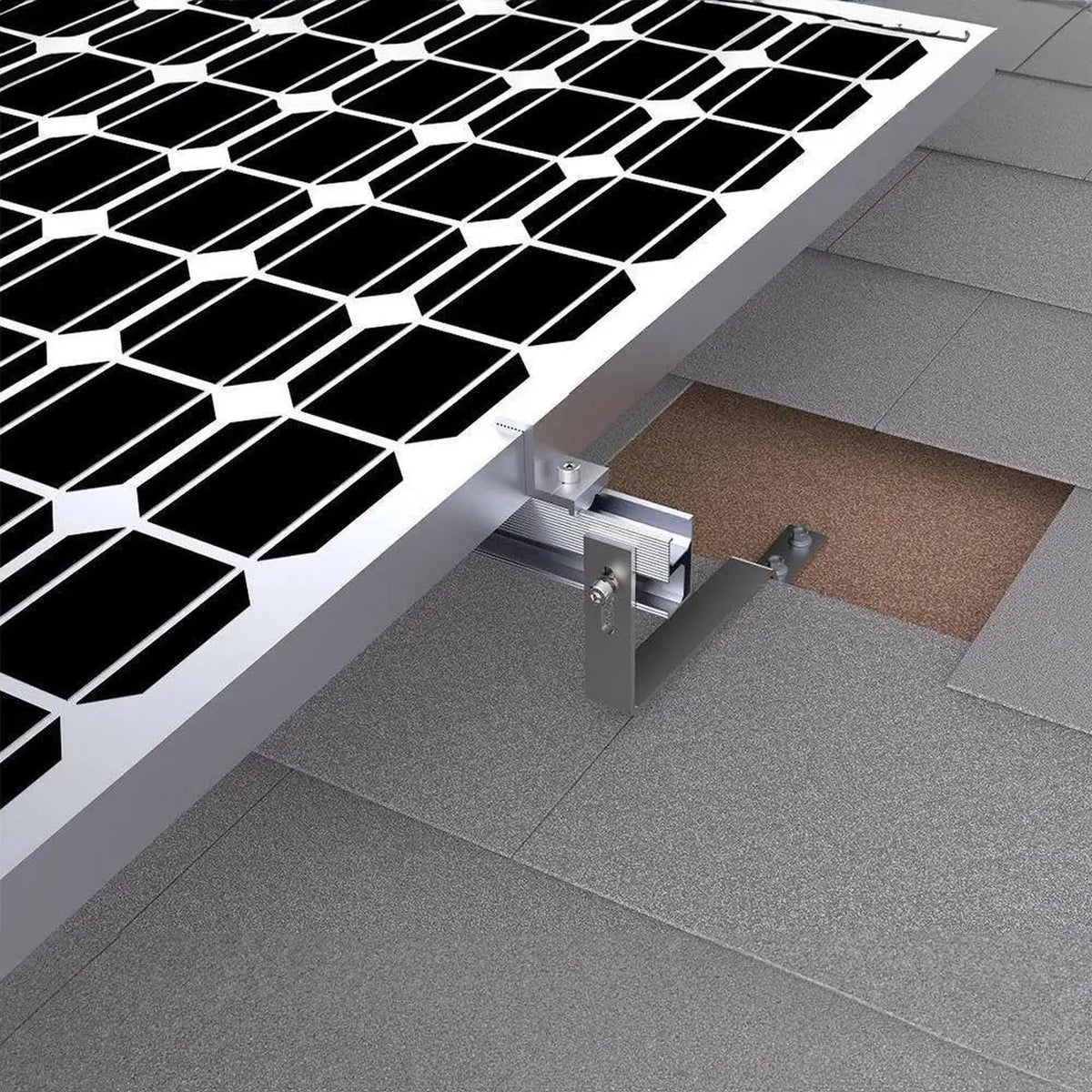 Solar Panel Mounting Kit for Tile & Slate Roofs | Portrait