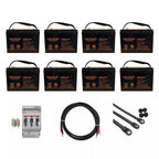 8x GEL Battery 6V 200Ah Off-Grid Solar Storage | Voltacon HXG6-200