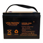 8x GEL Battery 6V 200Ah Off-Grid Solar Storage | Voltacon HXG6-200