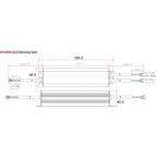 LED Driver 24V 60W IP67 Constant Voltage | Glacial GP‐LS60P‐24CA