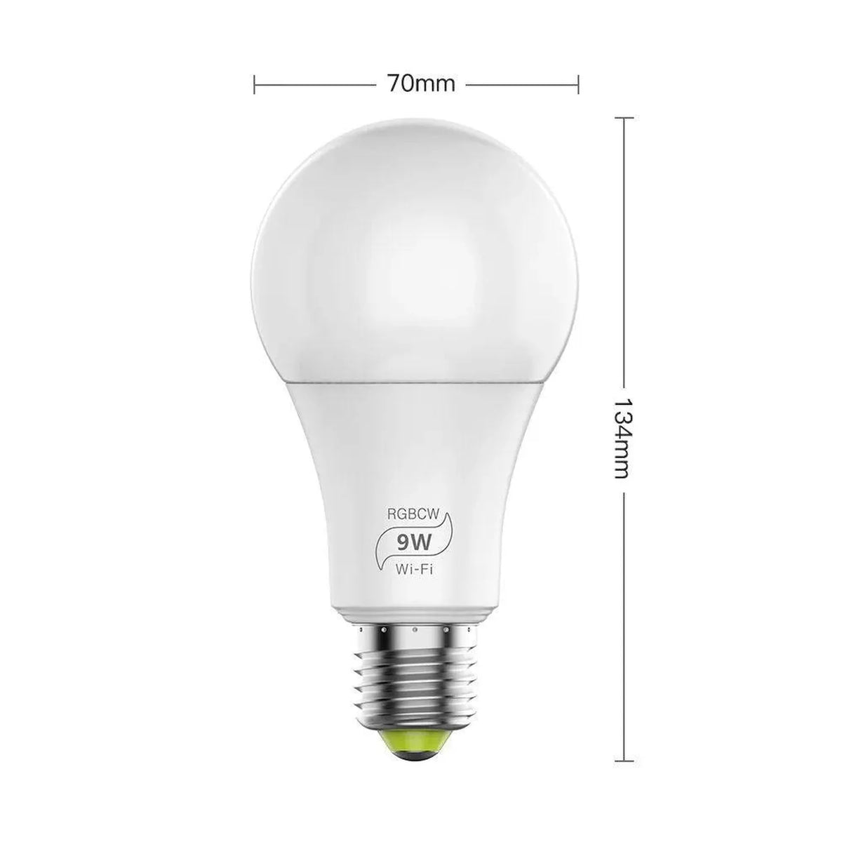 9W E27 Smart LED Bulb Multicolour Dimmable | Ledison Spectrum