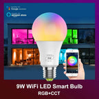 9W E27 Smart LED Bulb Multicolour Dimmable | Ledison Spectrum