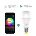 Smart WiFi LED Bulb 7W E27 Dimmable Multicolour | Ledison