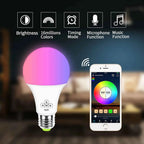 Smart WiFi LED Bulb 7W E27 Dimmable Multicolour | Ledison