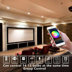 Smart WiFi LED Bulb 7W E27 Dimmable Multicolour | Ledison